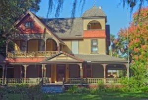 The Queen Anne-style house designed and built by John P. Mace, the first mayor of Lake Helen, is known locally as Edgewood House.